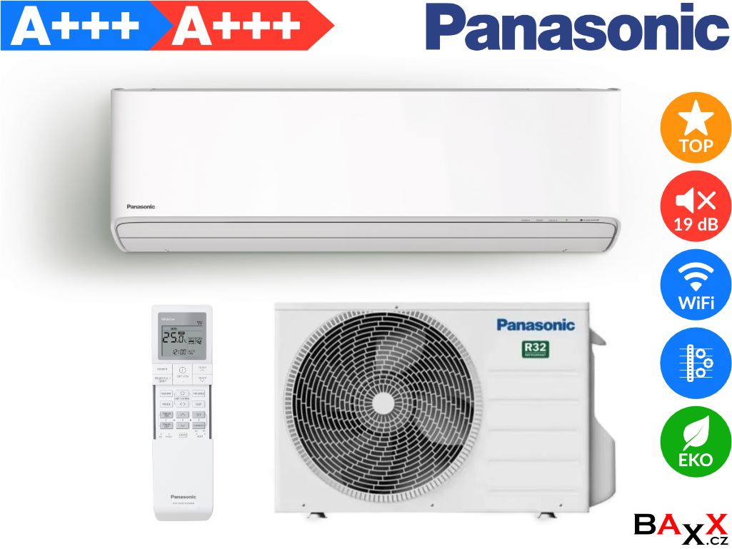 Panasonic Etherea 2,5 kW klimatizace Baxx cz 